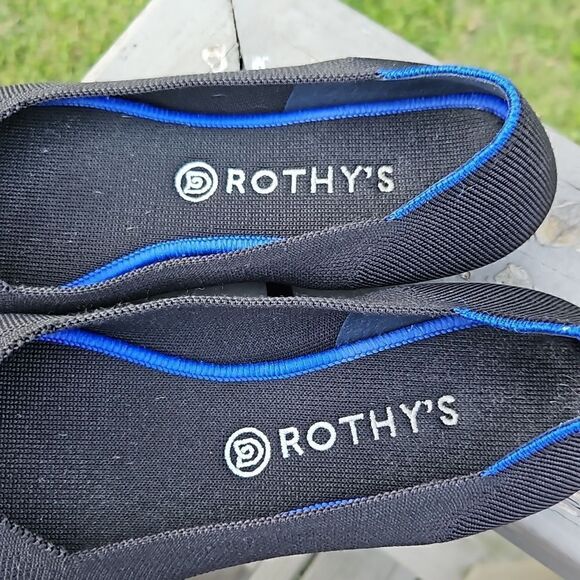 Rothy's The Flat size 11.5 in black - Picture 6 of 8
